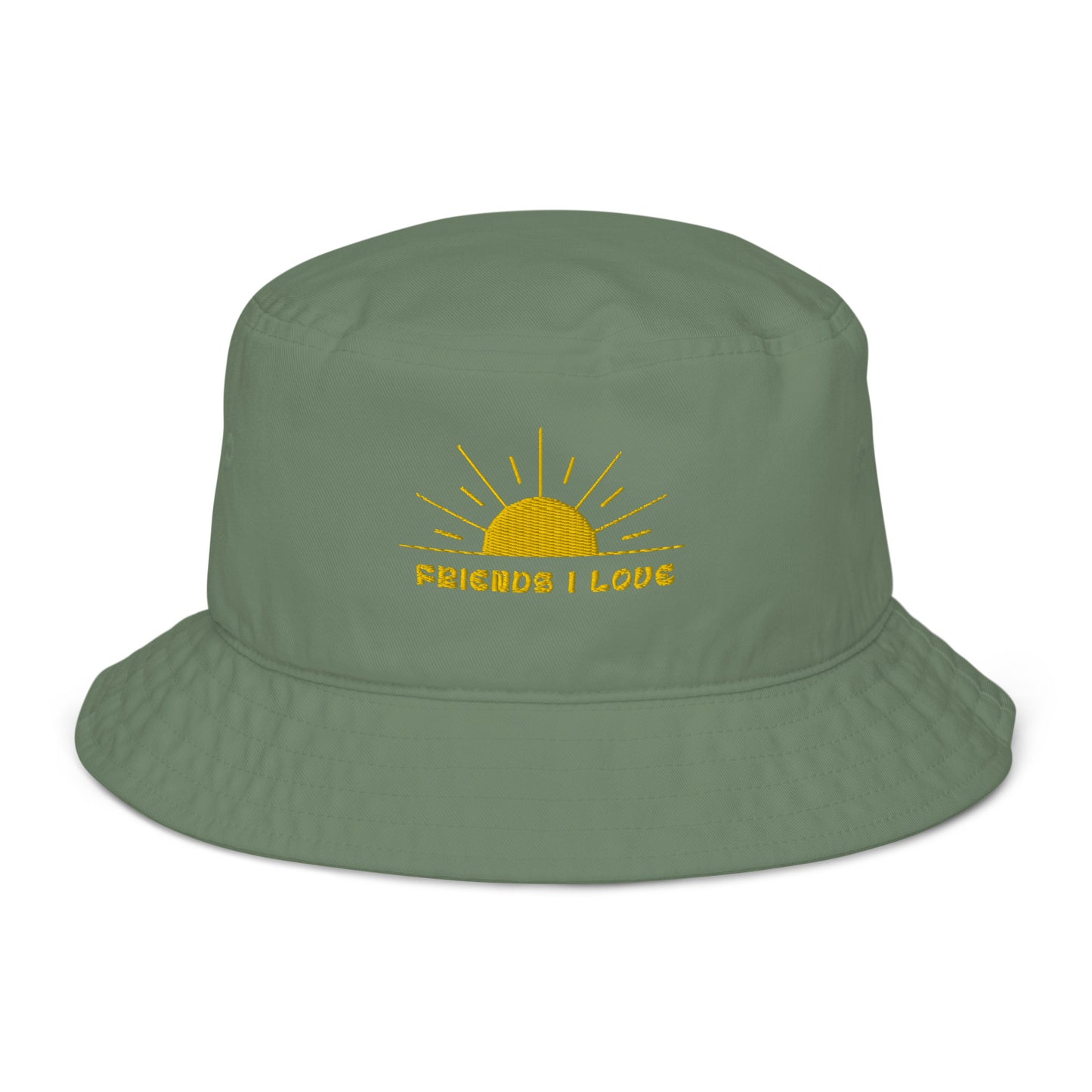 Friends I Love Organic Bucket Hat
