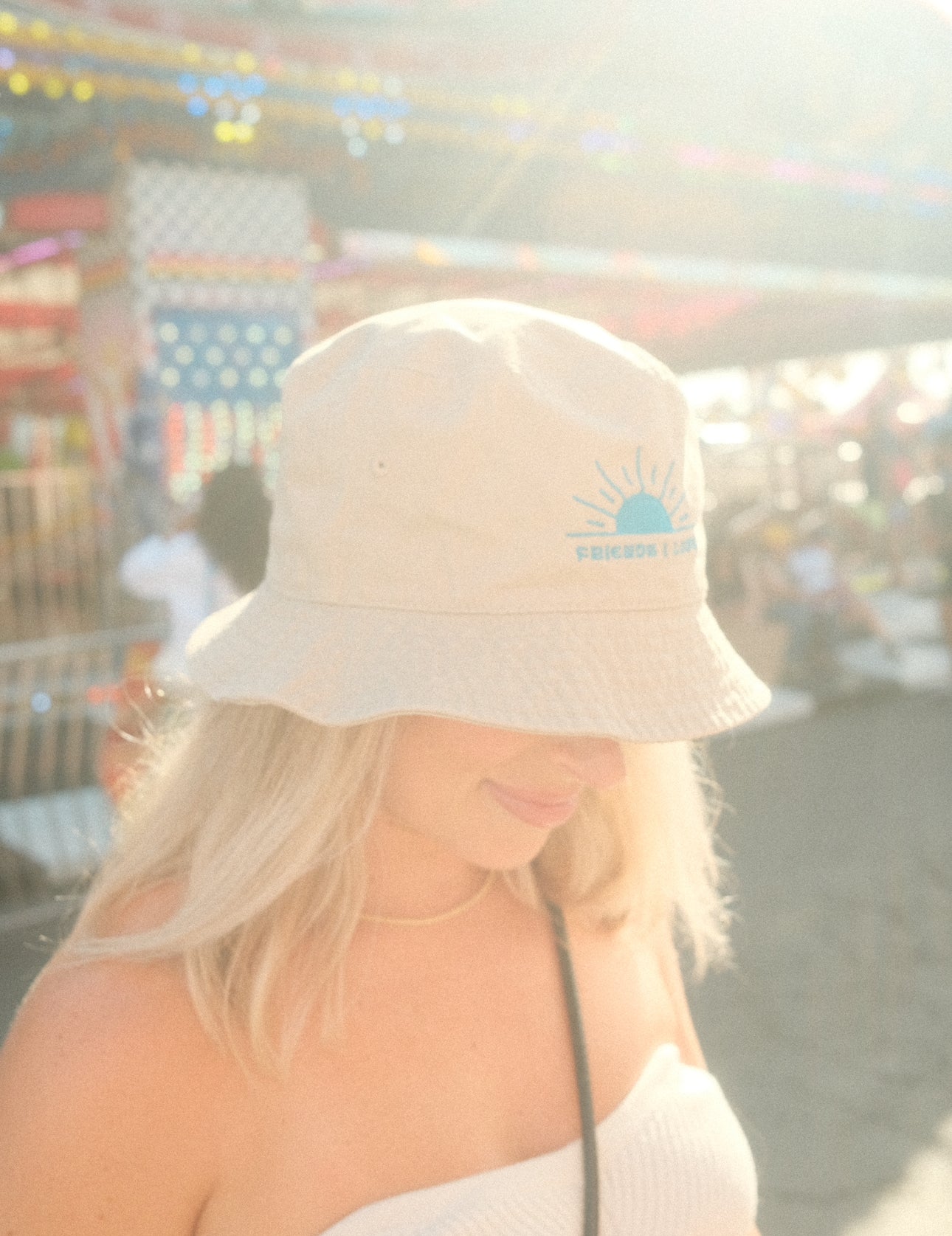 Friends I Love Organic Bucket Hat